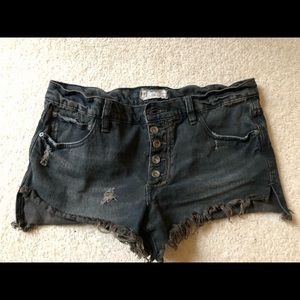 NEW BLACK FREE PEOPLE SHORTS